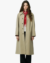 Dunst Refined Mac Coat Khaki