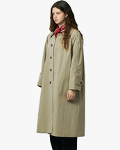 Dunst Refined Mac Coat Khaki