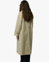 Dunst Refined Mac Coat Khaki