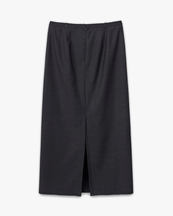 Dunst Striped Maxi Skirt Grey Stripe