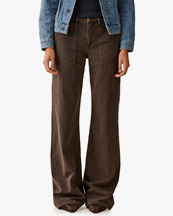 Jeanerica Guell Trousers Chevron Brown