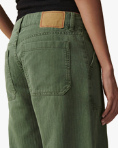 Jeanerica Guell Trousers Chevron Green