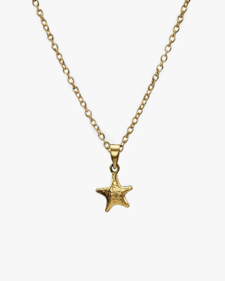 Maria Nilsdotter Tiny Tuvstarr’S Star Necklace Gold