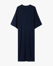 House of Dagmar Jersey Kimono Dress Navy Blue