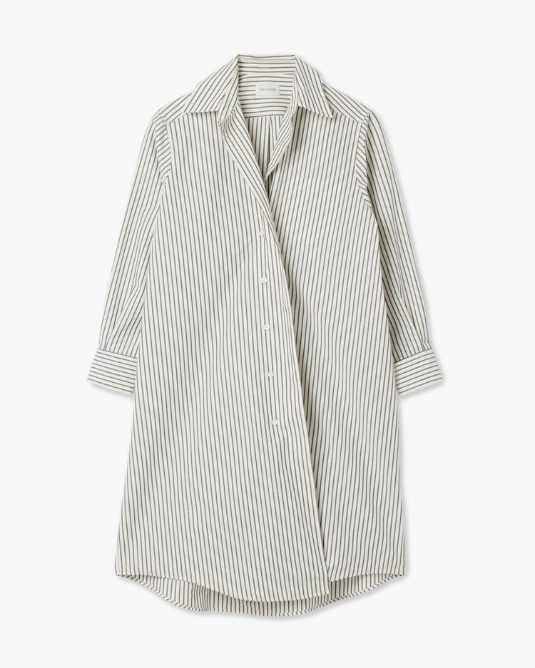 House of Dagmar Asymmetric Dress Off White