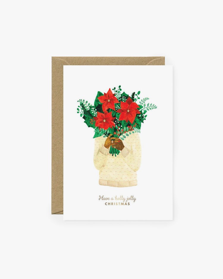 Parlebo Christmas Bouquet Card