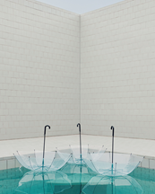 Hay Canopy Umbrella Clear