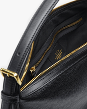 ATP Atelier Castellare Shoulder Bag Black Grained Calf