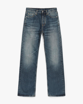 Hope Rush Relaxed Bootcut Jeans Mid Blue Cross Hatch