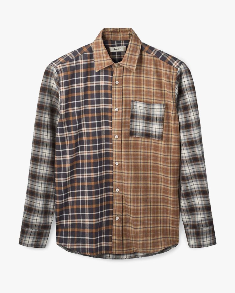 Forét Creek Check Mix Shirt Check Mix