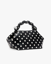 Ganni Bou Bag Small Print Dots Black