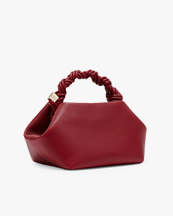 Ganni Bou Bag Small Grained Red Dahlia