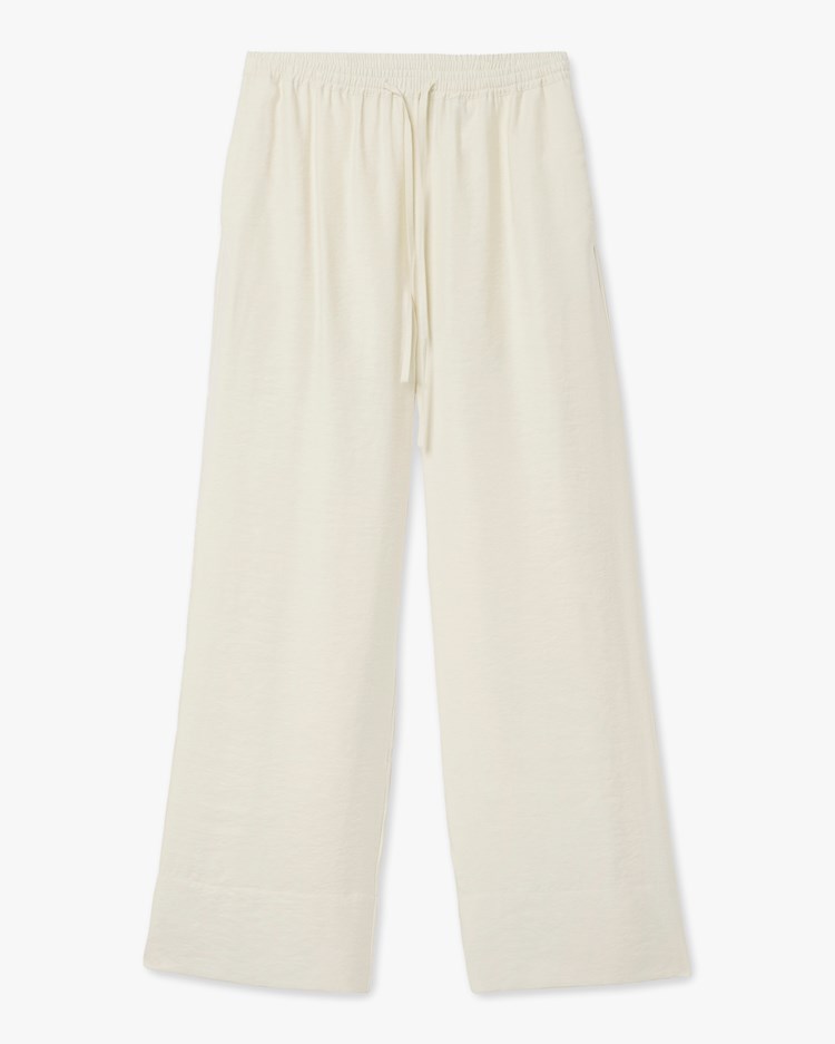 House of Dagmar Drawstring Trousers Off White