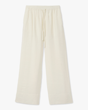 House of Dagmar Drawstring Trousers Off White