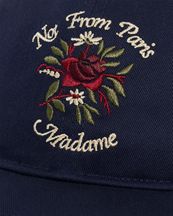 Drôle De Monsieur Casquette Slogan Rose Cap Navy