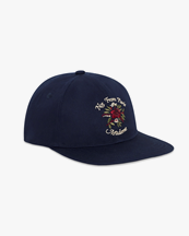 Drôle De Monsieur Casquette Slogan Rose Cap Navy