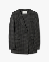 House of Dagmar Sb Hourglass Blazer Charcoal Grey