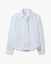 House of Dagmar Cropped Shirt White