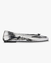Maison Margiela Tabi Ballerina Flats Silver