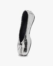 Maison Margiela Tabi Ballerina Flats Silver