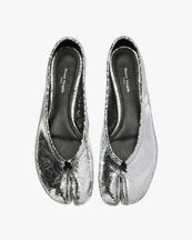 Maison Margiela Tabi Ballerina Flats Silver