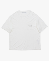 Acne Studios Relaxed Stamp Pocket T-Shirt Off White