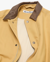 Acne Studios Twill Bomber Jacket Sand Beige