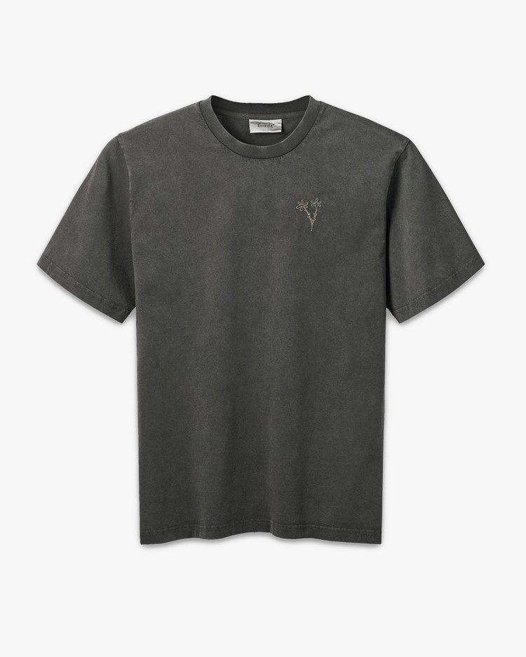 Forét Bouquet T-Shirt Washed Black