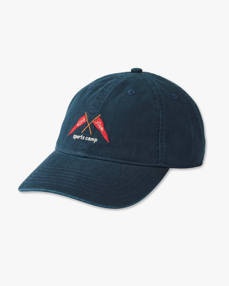 Forét Pennant Washed Cap Navy