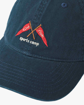 Forét Pennant Washed Cap Navy