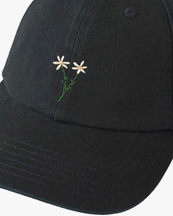 Forét Posy Washed Cap Black