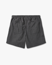 Forét Shift Textured Shorts Black Stripe