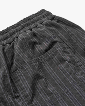 Forét Shift Textured Shorts Black Stripe
