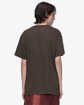 Maison Margiela Graphic Numeric Logo T-Shirt Brown