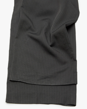 Acne Studios Pleated Stripe Suit Trousers Grey