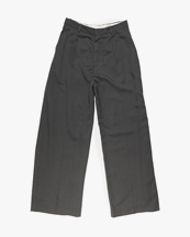 Acne Studios Pleated Stripe Suit Trousers Grey