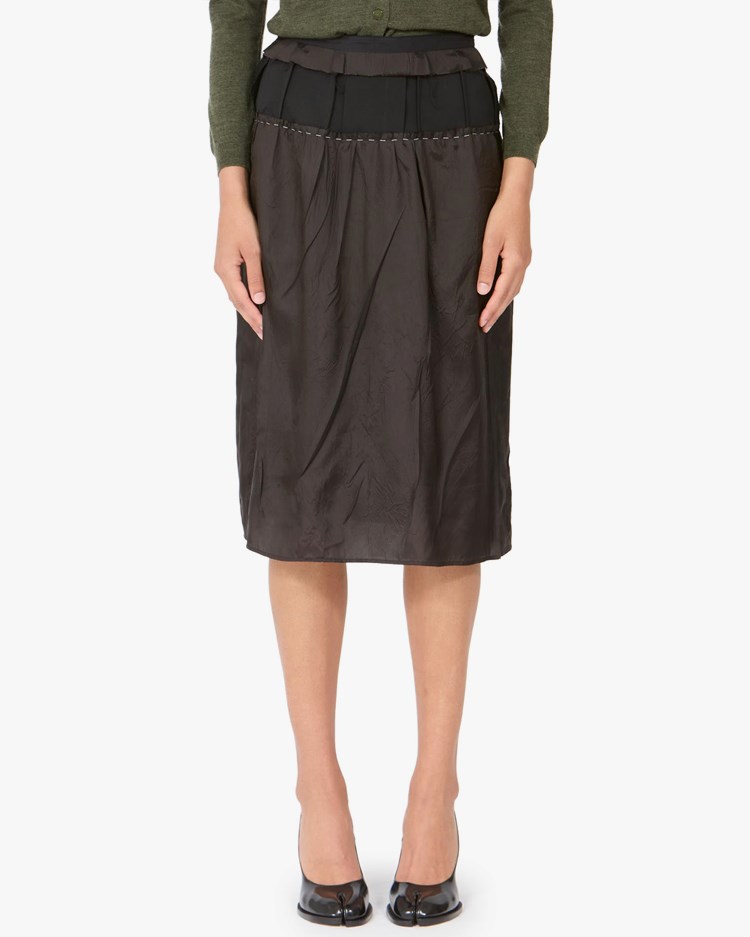 Maison Margiela Reworked Midi Skirt Carbon/Black