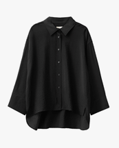 A Part of the art Soul Crinkled Shirt Black