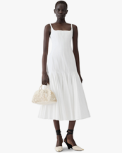 Jacquemus La Robe Agave Dress White