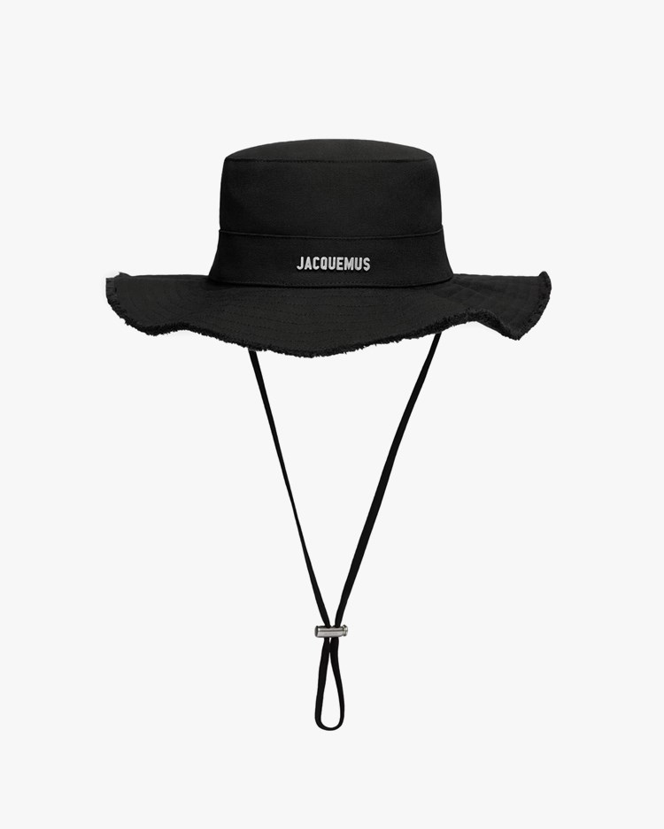 Jacquemus Le Bob Artichaut Bucket Hat Black