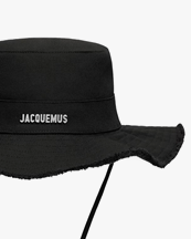 Jacquemus Le Bob Artichaut Bucket Hat Black