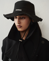 Jacquemus Le Bob Artichaut Bucket Hat Black