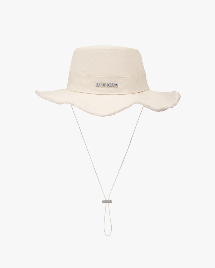 Jacquemus Le Bob Artichaut Bucket Hat Off White