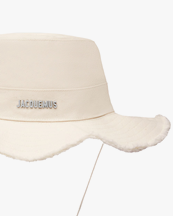 Jacquemus Le Bob Artichaut Bucket Hat Off White