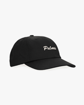 Palmes Logo 6-Panel Cap Black