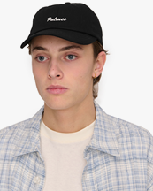 Palmes Logo 6-Panel Cap Black