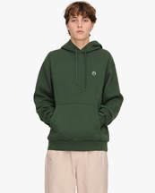 Palmes Ball Hooded Sweatshirt Dark Green