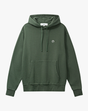 Palmes Ball Hooded Sweatshirt Dark Green