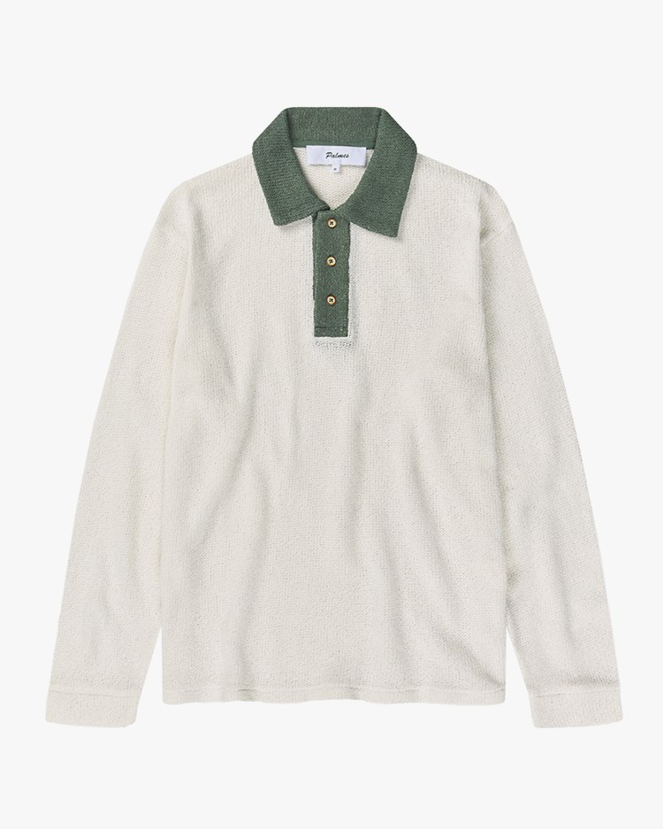 Palmes Knitted Rugby Off White