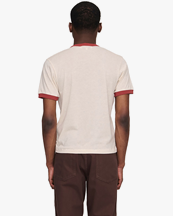 Palmes Celebrazione Ringer T-Shirt Off White